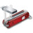 Ніж Victorinox VictorinoxWor 58 мм Прозорий червоний USB 3.0/3.1 32 Gb (4.6235.TG32B1)