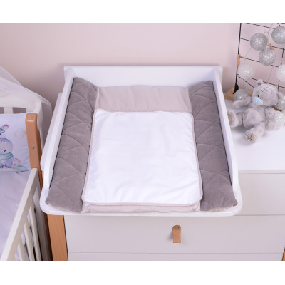 Пеленальний матрацик Верес Velour Taup grey 50х70 см (429.010)