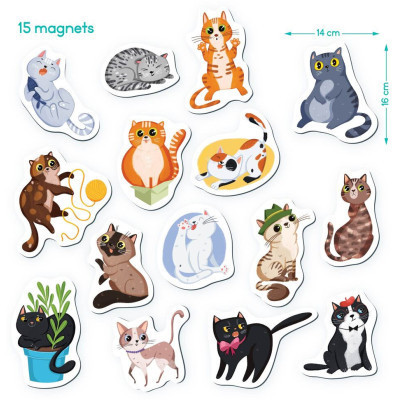 Пазл DoDo Набір магнітів Котики (200258)