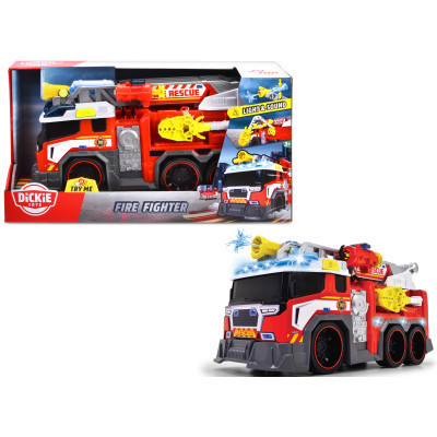 Спецтехніка Dickie Toys Пожежна машина Борець з вогнем зі звуком та світловими ефектами 46 см (3307000)