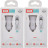 Зарядний пристрій XO TZ10 2.4A/2 USB + Type-C White (XO-TZ10-TC-WH)