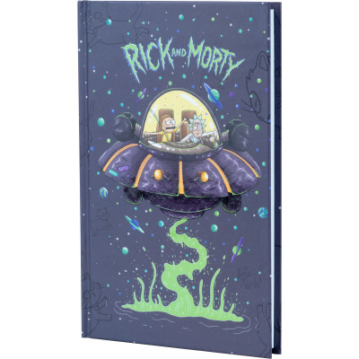 Книга записна Kite А6 Rick and Morty, 80 аркушів, клітинка (RM22-199-2)