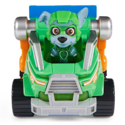 Ігровий набір Paw Patrol Щенячий патруль у кіно 2 Рятувальний автомобіль-трансформер із водієм Рокі (SM17776/6474)