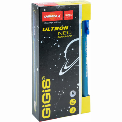 Ручка кулькова Unimax Ultron Neo 2х, синя (UX-150-02)