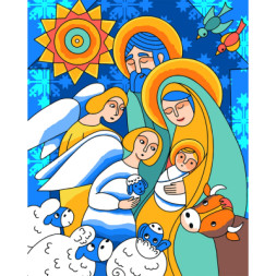 Картина по номерам Santi Різдво 40*50 см ©mosyakart (954722)