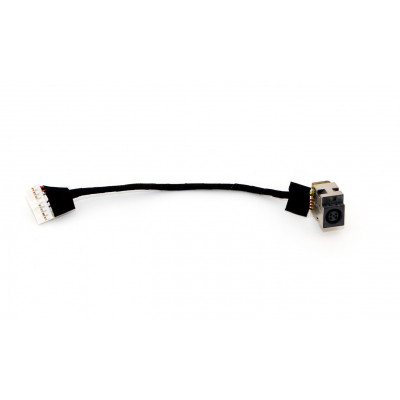 Роз&#039;єм живлення ноутбука з кабелем для HP PJ201 (7.4mm x 5.0mm + center pin), 8(7)-pi Универсальный (A49046)