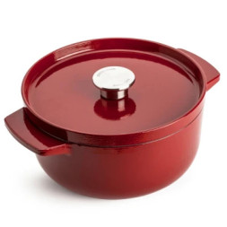 Каструля KitchenAid чавунна з кришкою 3,3 л Червона (CC006057-001)
