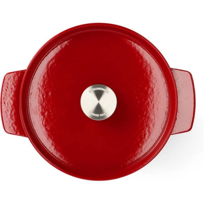 Каструля KitchenAid чавунна з кришкою 3,3 л Червона (CC006057-001)