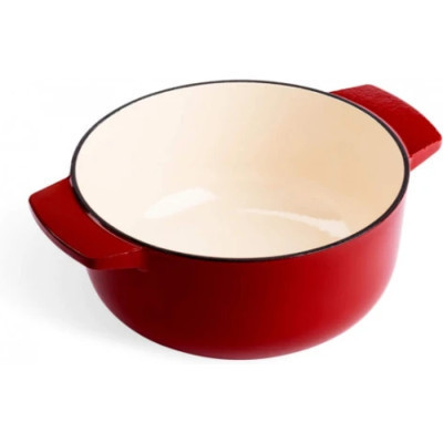 Каструля KitchenAid чавунна з кришкою 3,3 л Червона (CC006057-001)