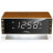 Настільний годинник Technoline з радіо WT487 Wireless Mobile Charging White/Brown (DAS302715)