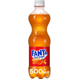 Напій Fanta Zero Sugar Безалкогольний сильногазований соковмісний Мандарин 500 мл (5449000323774)