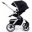Коляска Teutonia 2 в 1 TRIO 2.0 - Melange Black (90027)