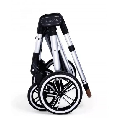 Коляска Teutonia 2 в 1 TRIO 2.0 - Melange Black (90027)