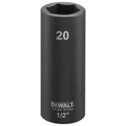 Головка торцева DeWALT IMPACT ударна довга, 1/2 х 20 мм (DT7554)