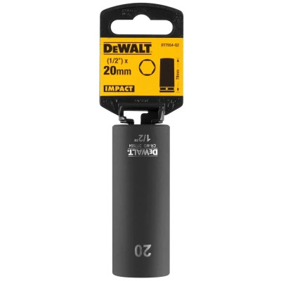 Головка торцева DeWALT IMPACT ударна довга, 1/2 х 20 мм (DT7554)