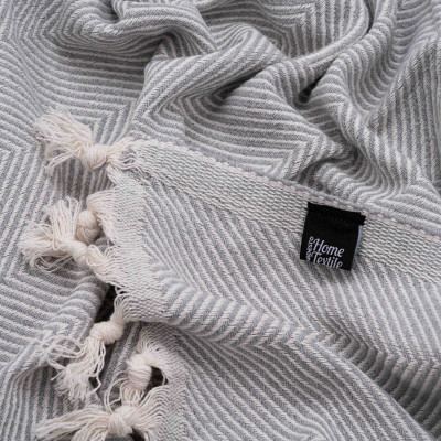 Плед Ardesto Summer 100% бавовна, сірий 140х190 см (ART0915SG)