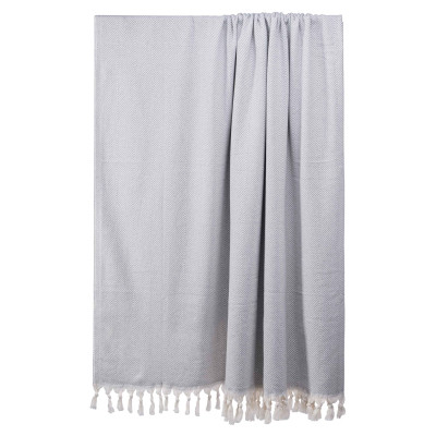 Плед Ardesto Summer 100% бавовна, сірий 140х190 см (ART0915SG)