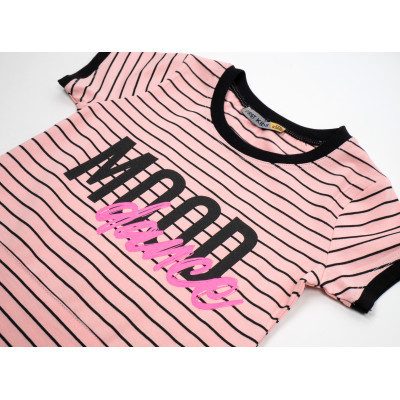 Плаття дитяче First kids у смужку (621-122G-peach)