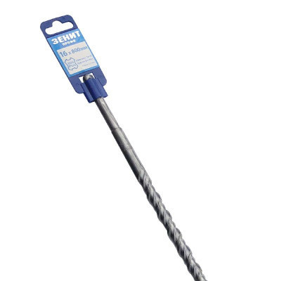 Бур Зеніт &quot;ПРОФІ&quot; SDS-Plus 16x800 мм, спіраль 4S (20016800)
