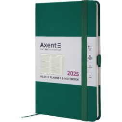 Тижневик Axent датований 2025 Partner Strong 125х195 мм, зелений ліс (8505-25-61-A)
