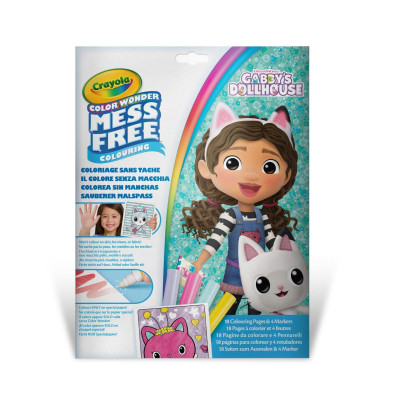 Набір для творчості Crayola Gabby&#039;s Dollhouse Розмальовка 18 сторінок та 4 фломастери (75-2861)