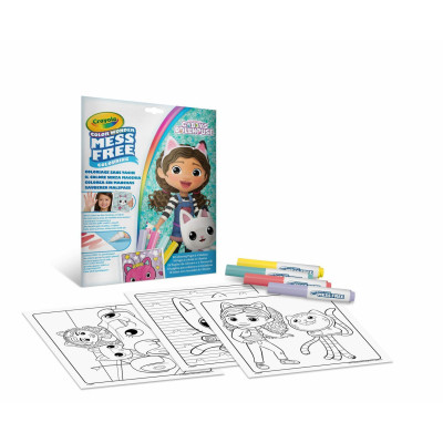 Набір для творчості Crayola Gabby&#039;s Dollhouse Розмальовка 18 сторінок та 4 фломастери (75-2861)