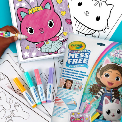 Набір для творчості Crayola Gabby&#039;s Dollhouse Розмальовка 18 сторінок та 4 фломастери (75-2861)
