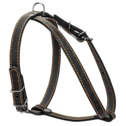 Шлея для собак Collar одинарна для малих порід Ш 14 мм А:40-48 см В:43-51 см чорна (06341)