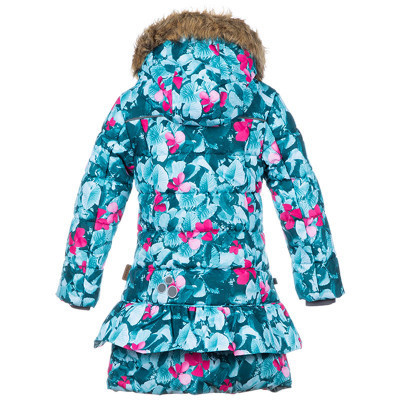 Пальто дитяче Huppa WHITNEY 12460030 м&#039;ята з принтом 116 (4741468678795)