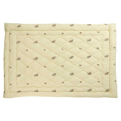 Ковдра Руно Вовняна Комфорт плюс Sheep в мікрофібрі 200х220 см (322.52ШК+У_Sheep)