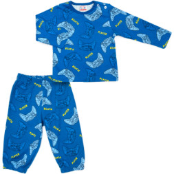 Піжама дитяча Breeze з довгим рукавом (16745-80B-blue)