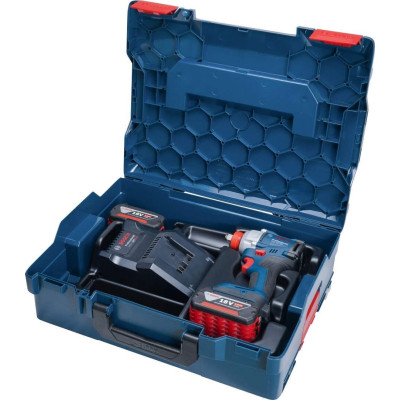 Гайковерт Bosch GDX 18V-285 18V, 2x4Ah, до 3600об/хв, 285Нм, квадрат 1/2&quot;, ЗП кейс 1.1кг (0.601.9N2.102)