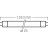 Лампочка Videx LED T8 24W 1.5M 4000K 185-265V матова (VLE-T8-24154)