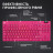 Клавіатура Logitech G PRO X TKL Lightspeed Tactile USB UA Magenta (920-012159)