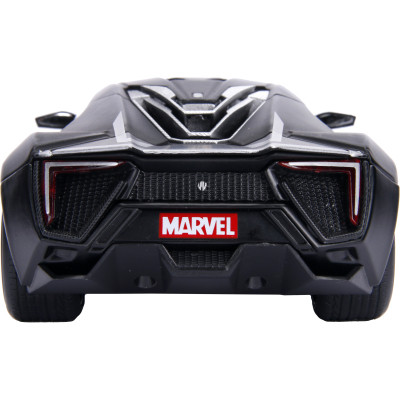 Машина Jada металева &quot;Марвел. Месники&quot; Гіперспорт з фігуркою Чорної пантери 1:24 (253225004)