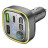 FM модулятор BOROFONE BC48 Broad 2 USB, USB Type-C Black (BC48B)