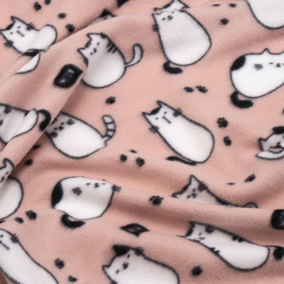 Плед Ardesto Fleece 100% поліестер 130x160см котики (ART0712PB)