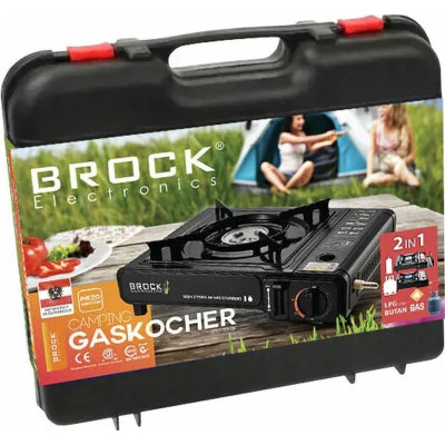 Настільна плита Brock PSG 001 BK