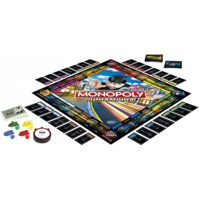 Настільна гра Hasbro Монополія Перегони українська версія (E7033)