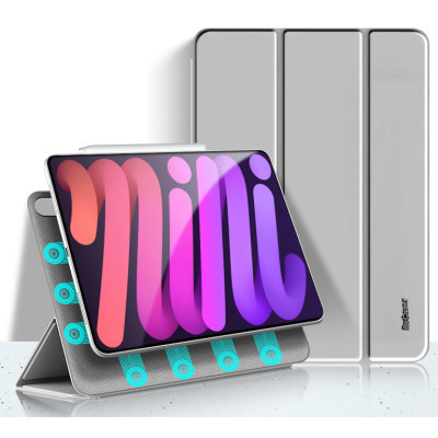 Чохол до планшета BeCover Magnetic Apple iPad mini 6 2021 Gray (706838)