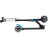 Самокат Globber Flow Element Junior Lights LED, чорно-бірюзовий (729-105)