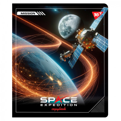 Зошит Yes Space expedition А5 24 аркушів клітинка (767540)