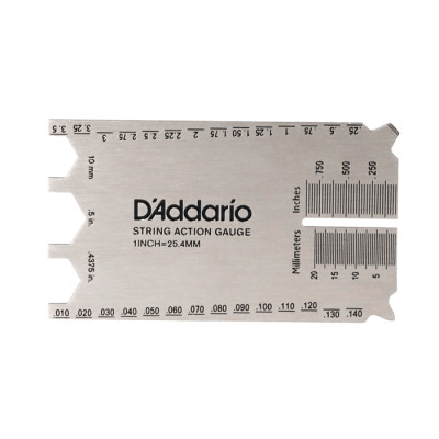 Засіб для догляду за гітарою D&#039;Addario String Height Gauge Вимірювач висоти струн (PW-SHG-01)