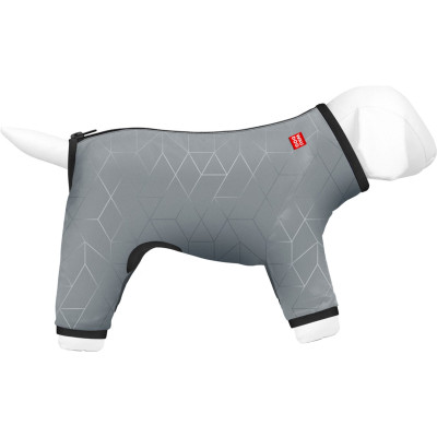 Дощовик для тварин Collar WAUDOG Clothes світловідбивний L55 В 77-79 см, З 50-55 см (5441)