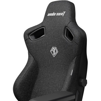Крісло ігрове Anda Seat Kaiser 3 Fabric Size L Black (AD12YDC-L-01-B-CF)