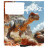 Зошит Школярик Dino empire 12 аркушів клітинка (012-3490K)