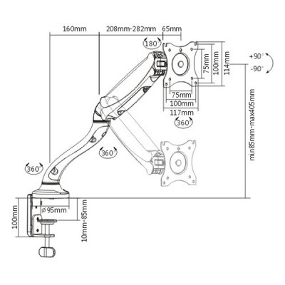 Кронштейн ITech MBSG-02F