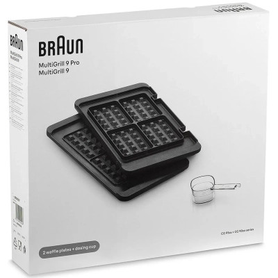 Пластина для електрогрилю Braun BRSK007 (MultiGrill 9) Комплект пластин для вафель (BRSK007)