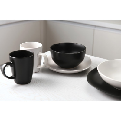Тарілка Ardesto Molize Dessert Quadrate 20 см Black (AR2919MB)