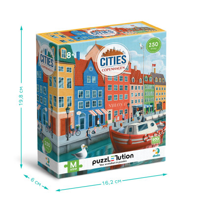 Пазл DoDo Easy-M Міста. Копенгаген (300645)